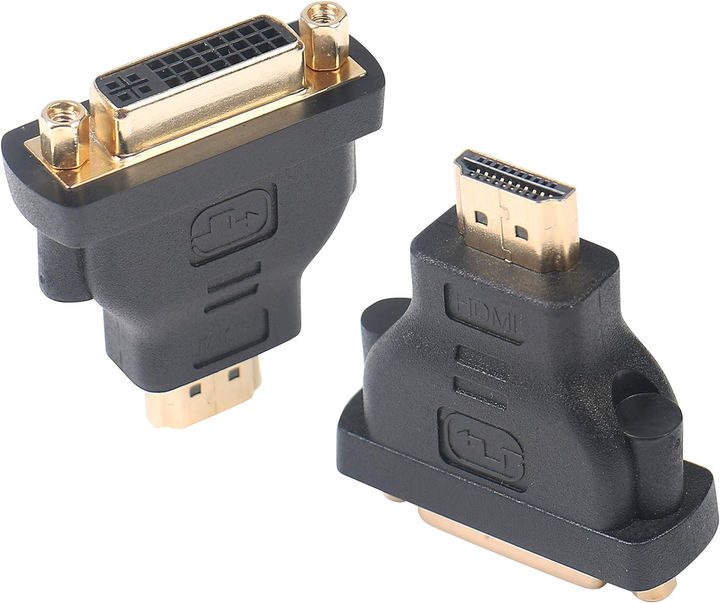 Customize HDMI to DVI Adapter, HDMI to DVI-D DVI Bidirectional Converter Male to Female with Gold-Plated