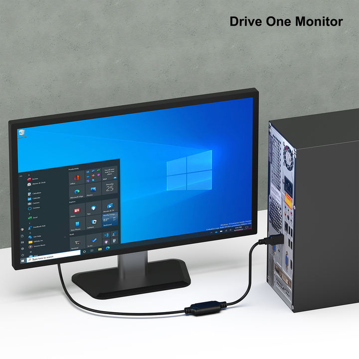 Customize USB 3.0 to VGA Cable 1.8 Meter Male to Male for Win11, Win10, Win8.1, Win8, Win7(Not for Mac) China Production Hub