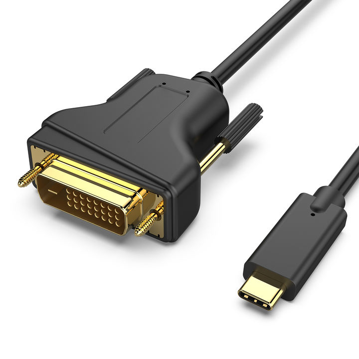 Customize USB C to DVI 1.8 Meter Cable, USB Type-C to VGA Cable Thunderbolt 3/4 Compatible Factory Wholesale
