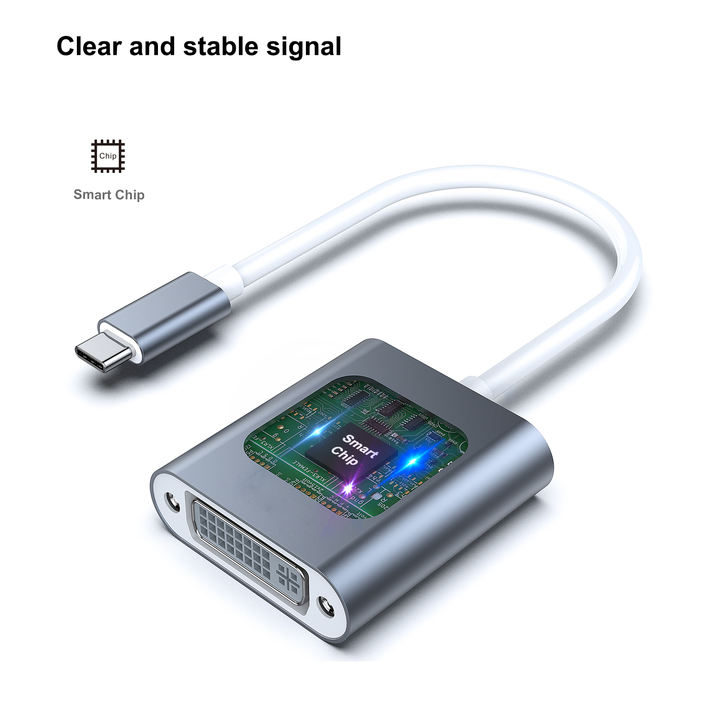 Customize USB C to DVI Adapter, Type-C to DVI Adapter [Thunderbolt 3/4 Compatible] with iPhone 15 Pro/Max, MacBook Pro/Air 2023 Manufacturing Solutions Chain