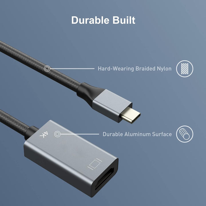 Customize USB C to HDMI Adapter 4K 60Hz [Thunderbolt 3/4 Compatible] with iPhone 15 Pro/Max, MacBook Pro/Air 2023, iPad Pro, Low-Cost Manufacturing