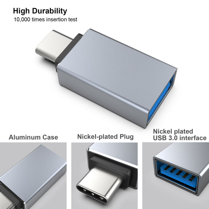 Customize USB C to USB 3.0 Adapter, USB C to A Male to Female Adapter Bulk Manufacturing