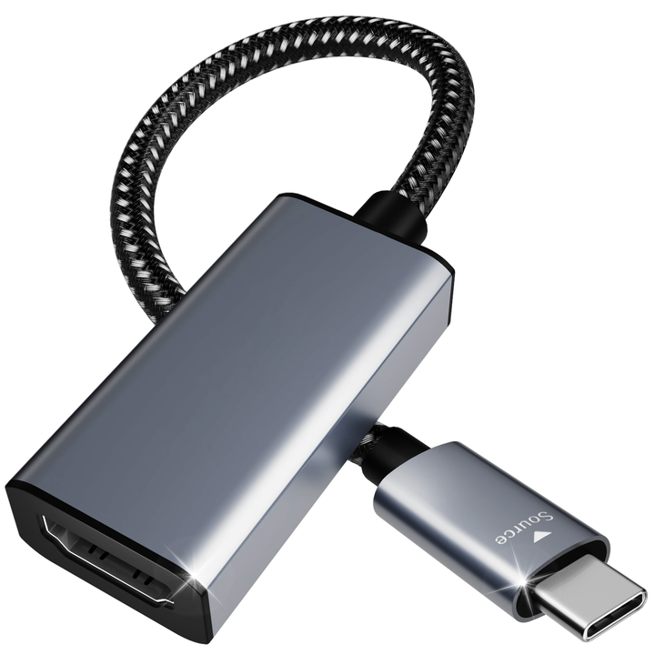 Customize USB Type-C to HDMI Adapter [Thunderbolt 3/4 Compatible] with iPhone 15 Pro/Max, MacBook Pro/Air 2023 Private Label Manufacturing