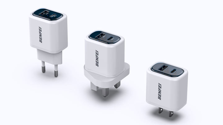 Hot Sale Portable 20W charger usb multiple universal chargers type-c wall fast charger with a usb and type c port for cellphone Discounted Bulk Pricing
