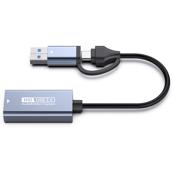 Video Capture Card HDMI to USB-A/USB-C HDMI Capture Card Full HD 1080P Capture Video and Audio China Exporter
