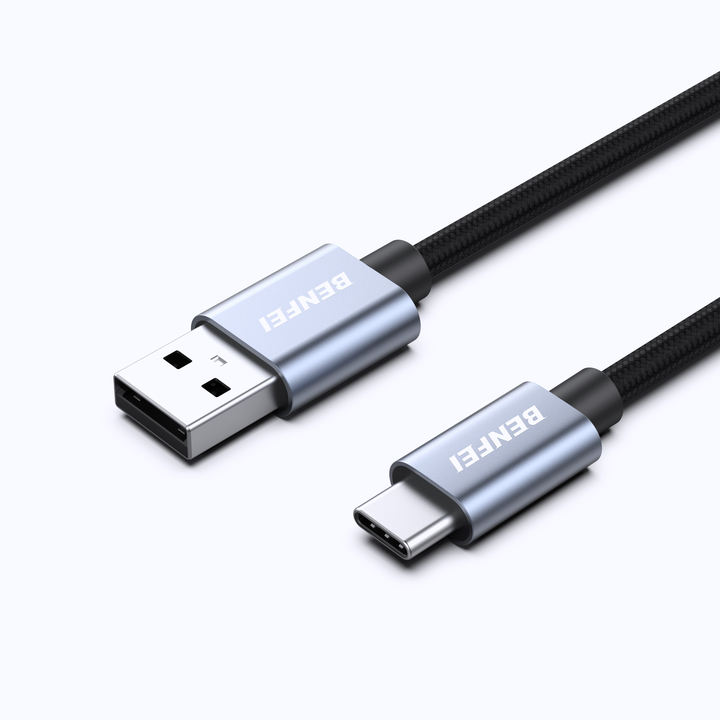 Wholesale USB Charging Cable 20W 2Meter, USB-A to USB- C Charging Cable,Aluminium Case+Braided Cable, Fast Charging Cable Type C Affordable Factory Pricing Partners
