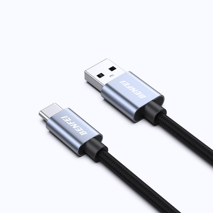 Wholesale USB Charging Cable 20W 2Meter, USB-A to USB- C Charging Cable,Aluminium Case+Braided Cable, Fast Charging Cable Type C Affordable Factory Pricing Partners