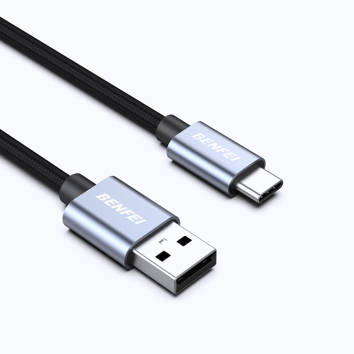 Wholesale USB Charging Cable 20W 2Meter, USB-A to USB- C Charging Cable,Aluminium Case+Braided Cable, Fast Charging Cable Type C Affordable Factory Pricing Partners