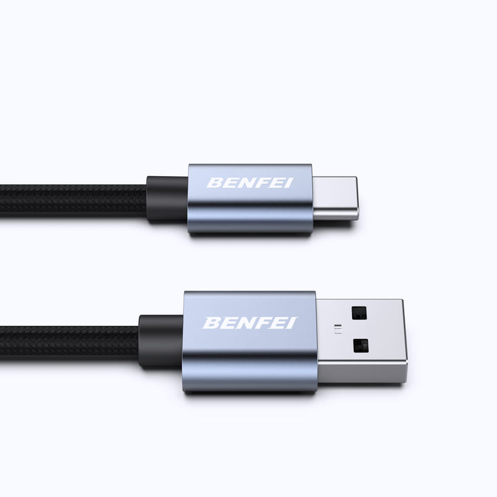 Wholesale USB Charging Cable 20W 2Meter, USB-A to USB- C Charging Cable,Aluminium Case+Braided Cable, Fast Charging Cable Type C Affordable Factory Pricing Partners