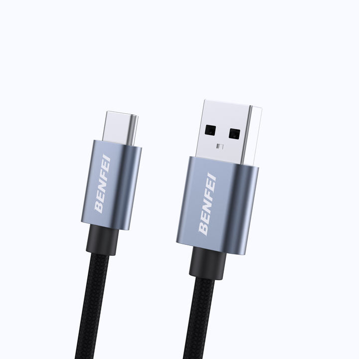 Wholesale USB Charging Cable 20W 2Meter, USB-A to USB- C Charging Cable,Aluminium Case+Braided Cable, Fast Charging Cable Type C Affordable Factory Pricing Partners
