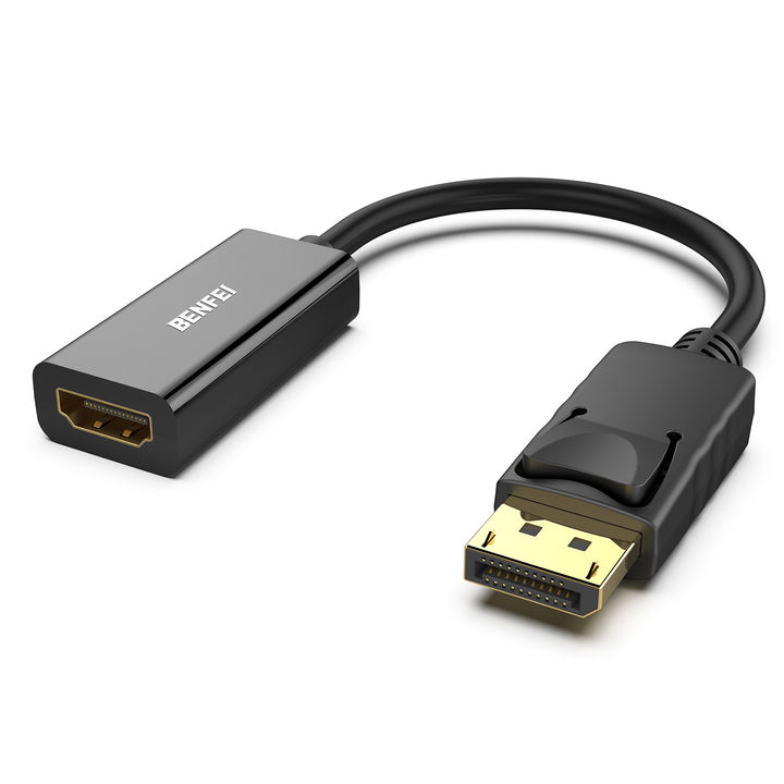 BENFEI DisplayPort to HDMI Adapter, 4K 30Hz Gold-Plated DP Display Port to HDMI Adapter  Male to Female Factory Authorized Wholesale Export