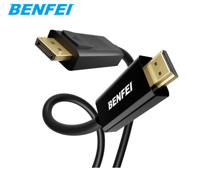 BENFEI DisplayPort to HDMI Cable, 3 Meter 4K 30Hz Uni-Direction Cable Gold-Plated Cord for Laptop and Computer Industrial Supplier Supply