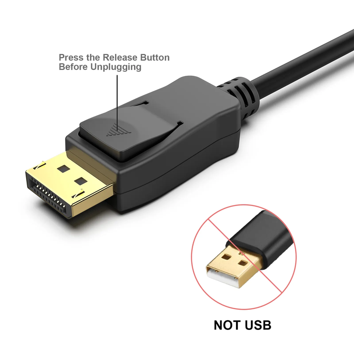 BENFEI DisplayPort to HDMI Cable, 3 Meter 4K 30Hz Uni-Direction Cable Gold-Plated Cord for Laptop and Computer Industrial Supplier Supply