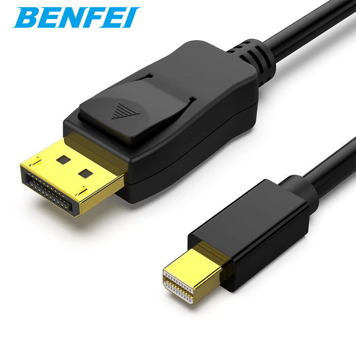 BENFEI Mini DP to DP 6 Feet Cable 4K@60Hz 2K@144Hz, Gold-Plated Cord Mass Production