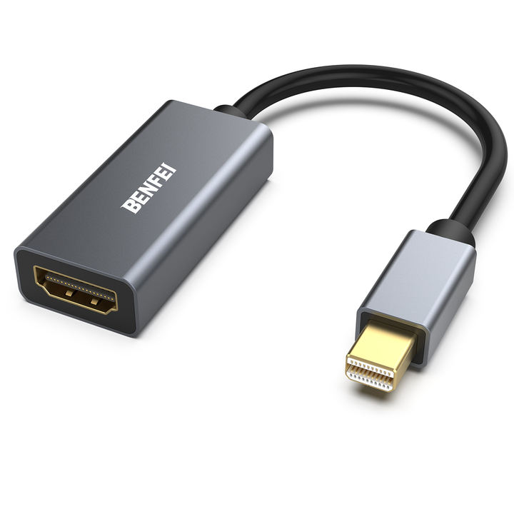 BENFEI Mini DisplayPort to HDMI Adapter, Thunderbolt 2 to HDMI Adapter Gold-Plated Connectors; Aluminium Case Factory Wholesale Trade