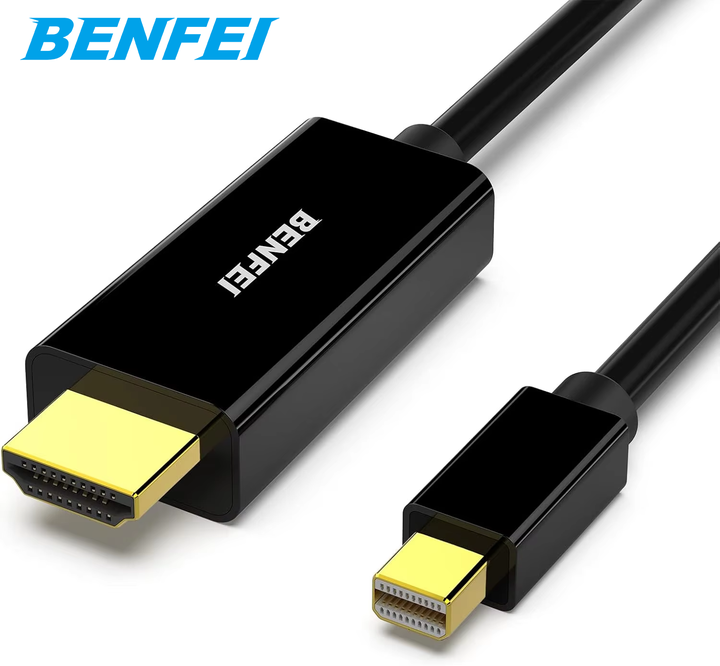 BENFEI Mini DisplayPort to HDMI Cable, Mini DP to HDMI 10 Feet Cable