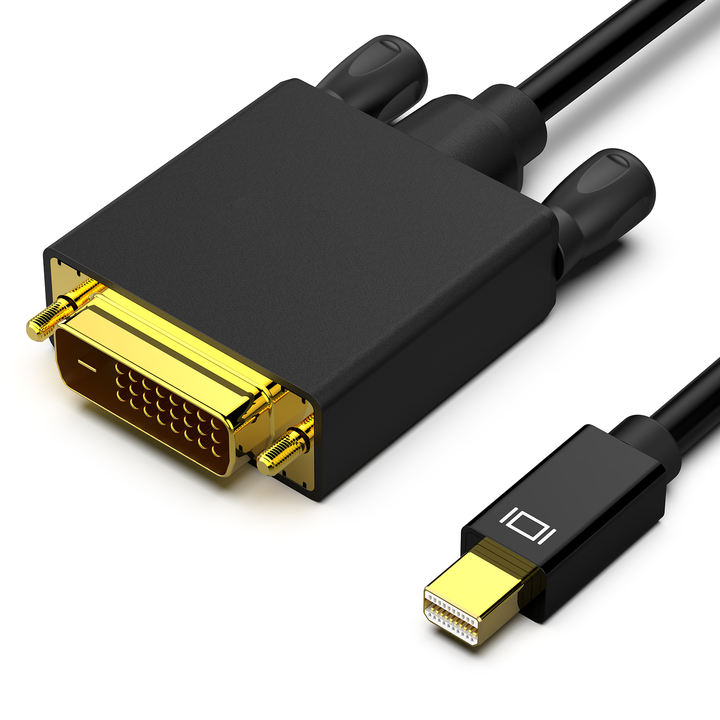 Customize Mini Displayport to DVI Cable, Mini DP to DVI 1.83M Cable Male to Male Gold-Plated Cord High-Quality Wholesale