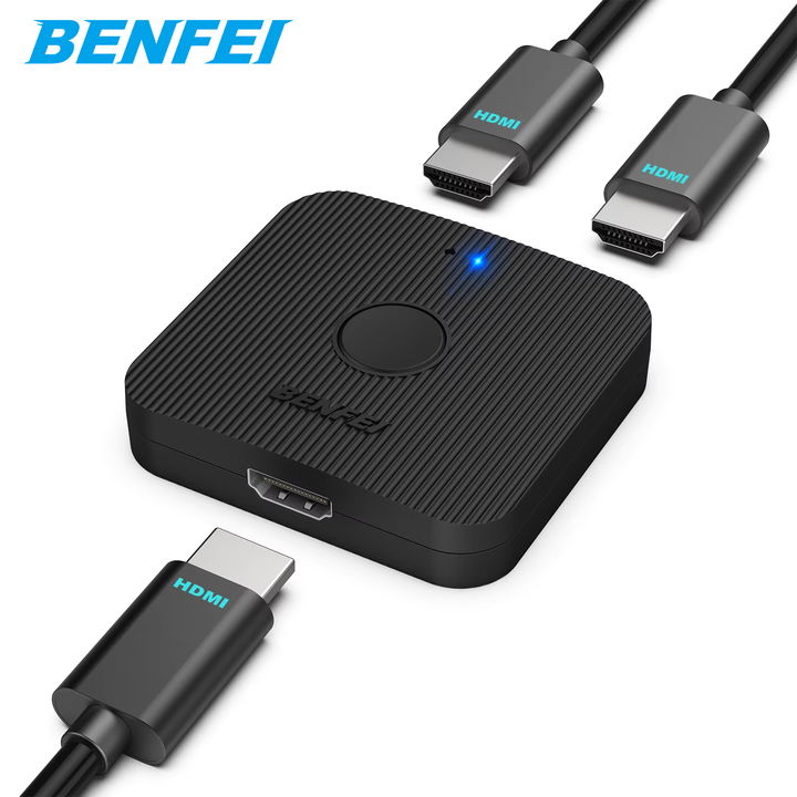 BENFEI HD-MI Switch 4K@60Hz, Bi-Directional HD-MI Switcher 2 Input 1 Output, 1 Input 2 Output, Supports 4K 3D HD 1080P