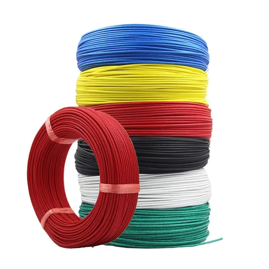 10mm 16mm 20mm 25mm 300degree Fiber Glass Heat Resistance Cable Braid Wire Silicon Fiberglass Sheathed High Temperature Cable