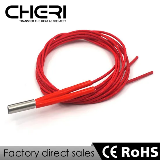 12V 24V 50W 60W Industrial Electric Customized Cartridge Heater