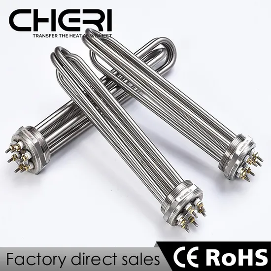 220V Industrial Stainless Steel U Shape Oven Electric Coil Water Immersion Element Heating Tube