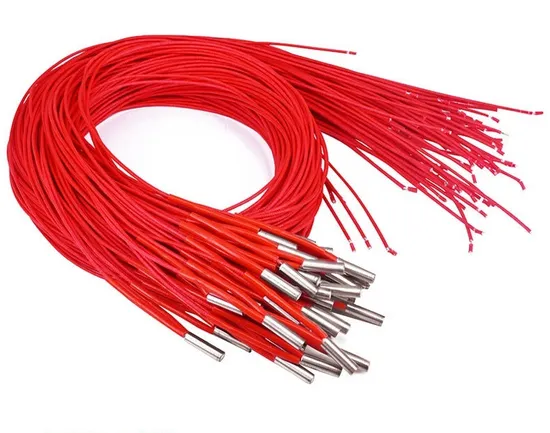 3D Printers Cartridge Heater 12V/24V 40W 6*20mm 1m for Mk Mendel Reprap Extruder Parts 12V