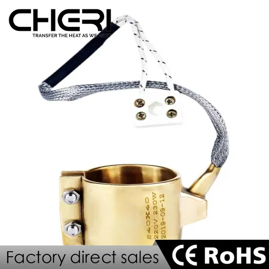 CE Certification Industrial Sealed Brass Nozzle Band Heater