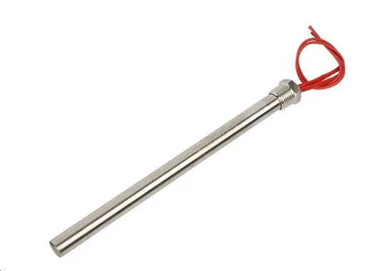 Electric Resistance Immersion Cartridge Heater with Thermocouple