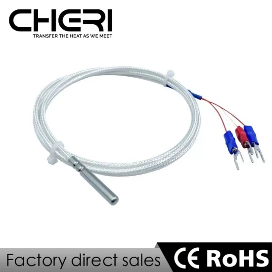 High Quality Industrial Stainless Steel Probe Thermal Resistance Thermocouple PT100 Sensor