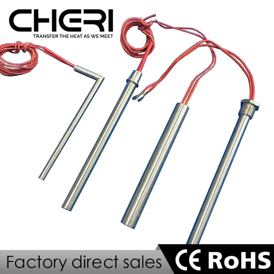 Long Cartridge Heater with Flange for Water and Oil Heating