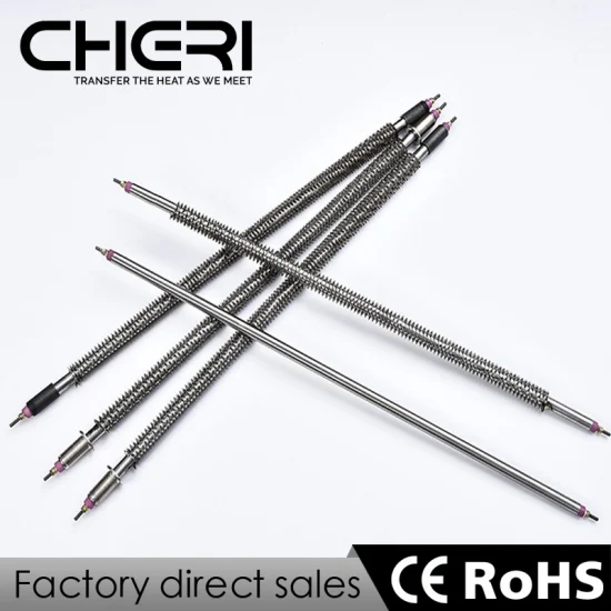 Oven Fin Finned Electric Industrial Cartridge Tube Wax Resistance Rod Pencil Tubular Element Stainless Steel Infrared Immersion Heater