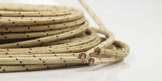 Pure Nickel Fiberglass Braided Mica Wrapped High Temperature Cable