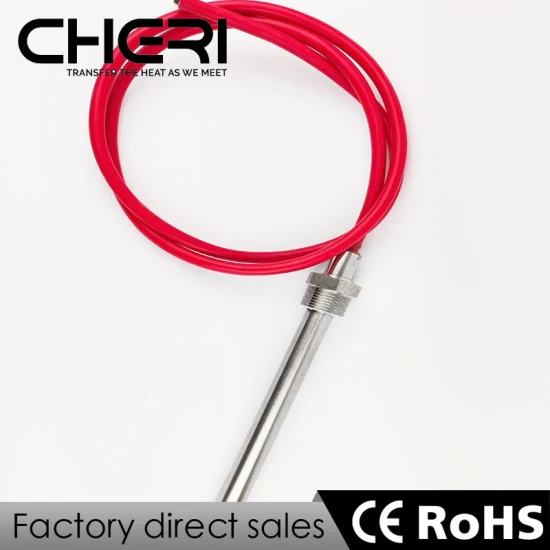 Screw Thread Single End Cylindrical Immersion Micro Cartridge Heater Rod with G1/2′′ 3/4′′