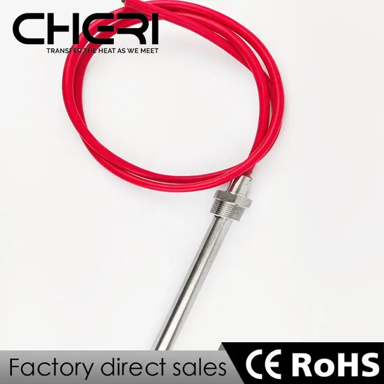 Stainless Steel 316 Thread Screw Liquid Immersion Water Cartridge Heater