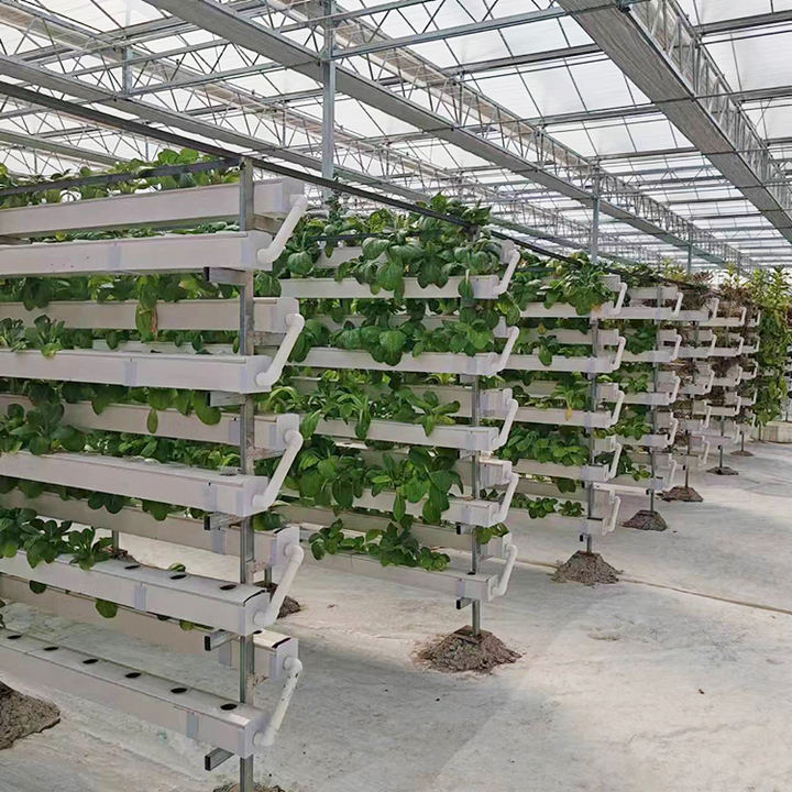 Agriculture Garden FarmingVertical Growing Systems plastic pipe for hydroponic nft pvc channel Hydroponics System Equipment