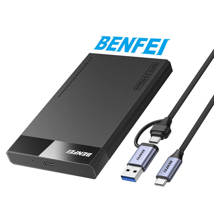 BENFEI NEW Arrivals 2.5 SATA Hard Drive Enclosure SATA 3.0-6 Gbps Nvme Enclosure China Factory Supply Trade