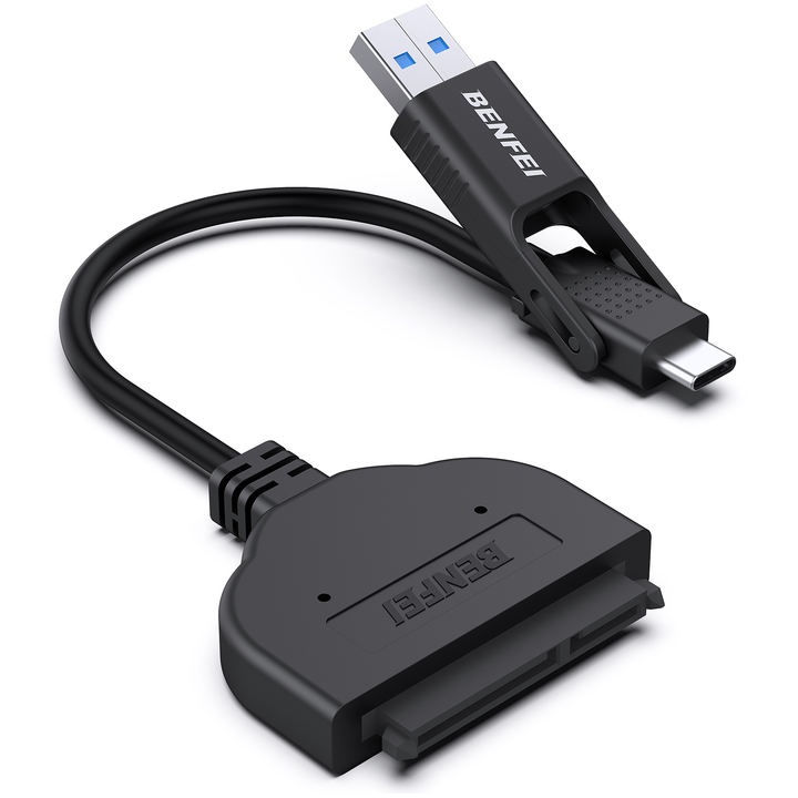 BENFEI SATA to USB Adapter Cable, USB 3.0/USB C to SATA III Hard Driver Adapter Compatible for 2.5 inch HDD and SSD Wholesale Manufacturer
