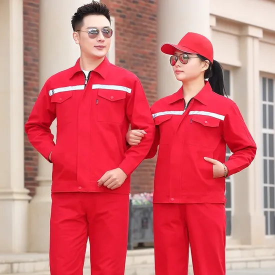 Modern Safety Construction Overalls Unisex Work Uniform Sets Labor Working Clothes