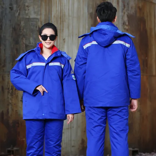 OEM Polyester Cotton Thick Winter Cold Resistant Work Wear Work Jacket Uniform