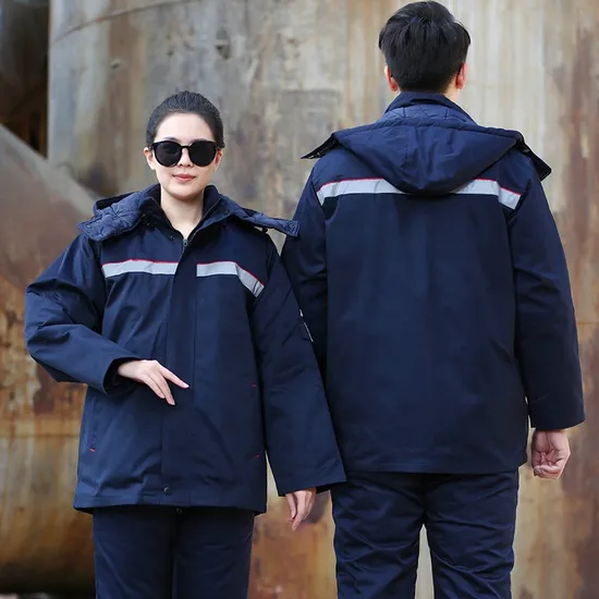 OEM Polyester Cotton Thick Winter Cold Resistant Work Wear Work Jacket Uniform