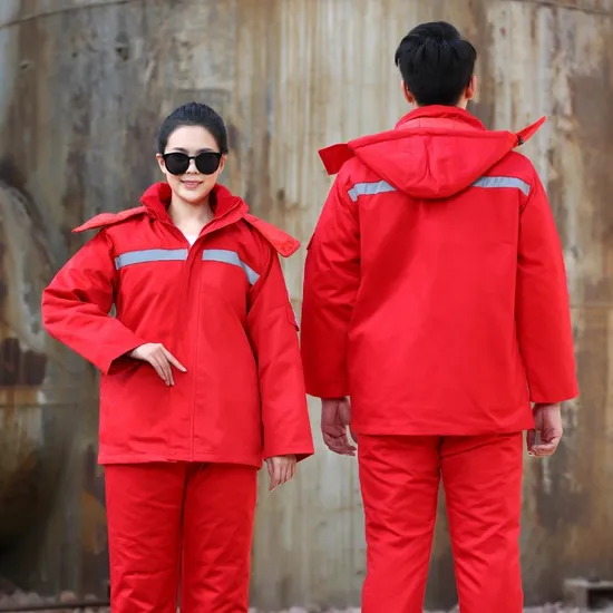 OEM Polyester Cotton Thick Winter Cold Resistant Work Wear Work Jacket Uniform