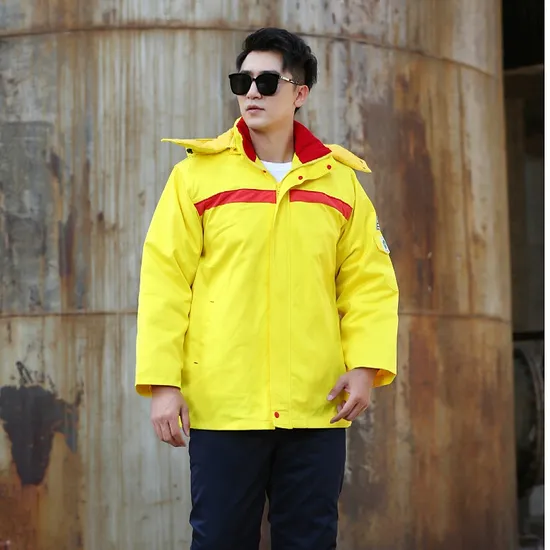 OEM Polyester Cotton Thick Winter Cold Resistant Work Wear Work Jacket Uniform