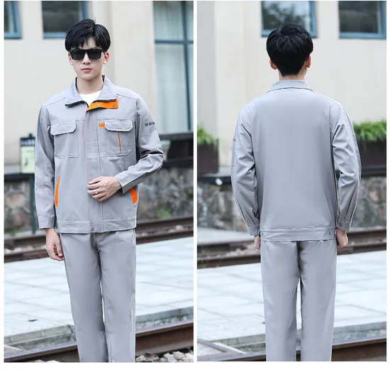 Spring Autumn Labor Protection Safety Suit Construction Man Work Uniform Jacket Overalls