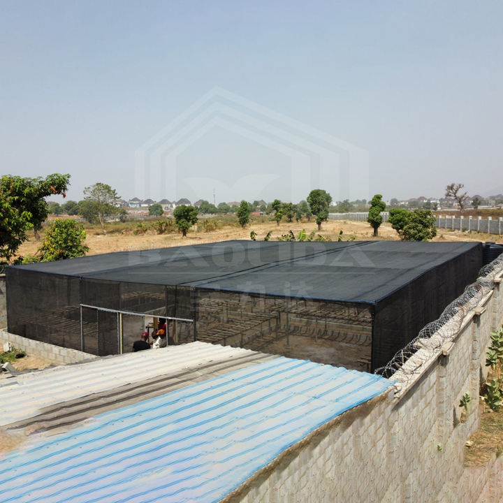 Rectangular greenhouse 40*40m shade net greenhouse for tropical areas against insects and birds serre invernadero Mass Wholesale Innovation