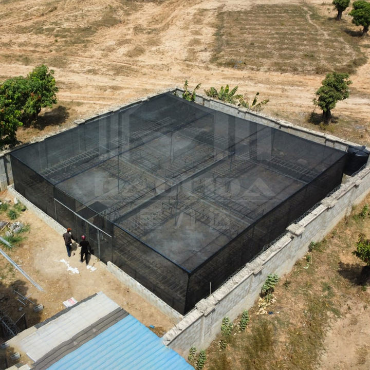 Rectangular greenhouse 40*40m shade net greenhouse for tropical areas against insects and birds serre invernadero Mass Wholesale Innovation