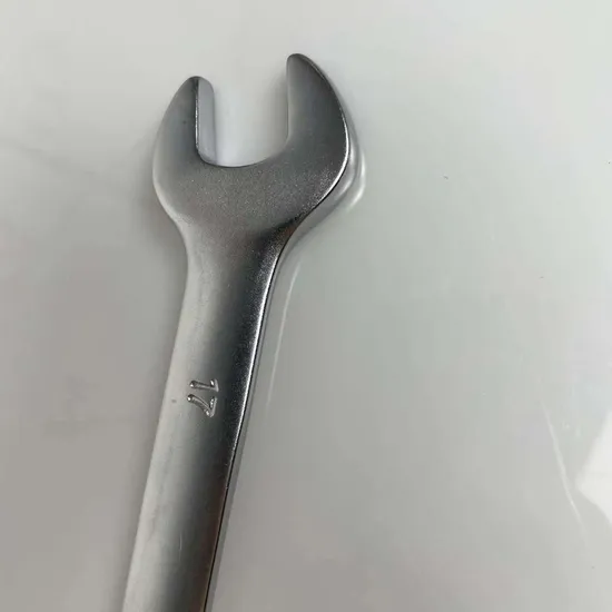 Matt Finish 17mm Ratcheting Combination Wrench Fixed Head, Factory Price