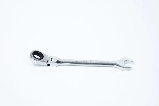 Mirror Finish 14mm Ratchet Combination Wrench Flexible Head, Factory Price