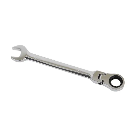 Mirror Finish 17mm Ratchet Combination Wrench Flexible Head, Factory Price