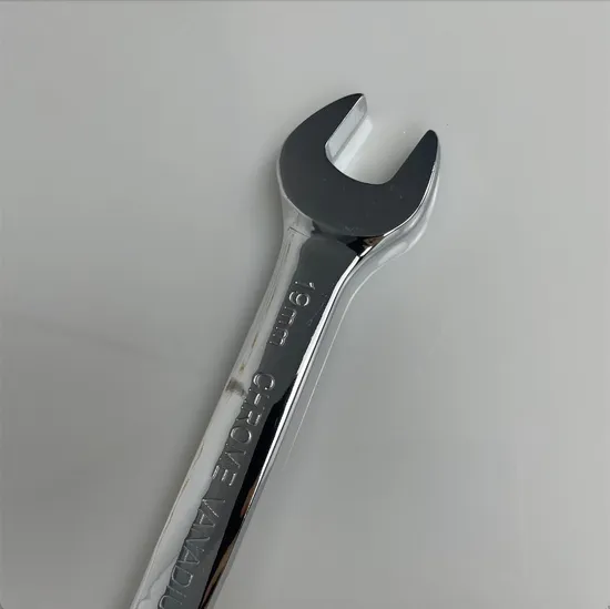 Mirror Finish 19mm Ratchet Wrench Combination Wrench Flexible Head, Factory Price