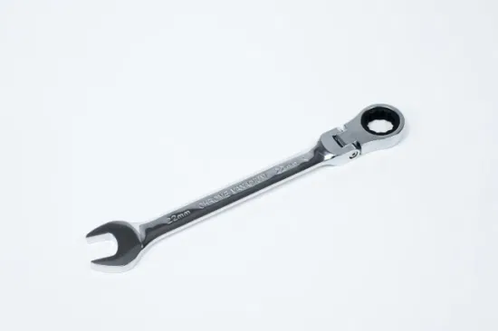 Mirror Finish 6-32 mm Flexible Head Ratchet Wrench Set, Factory Price